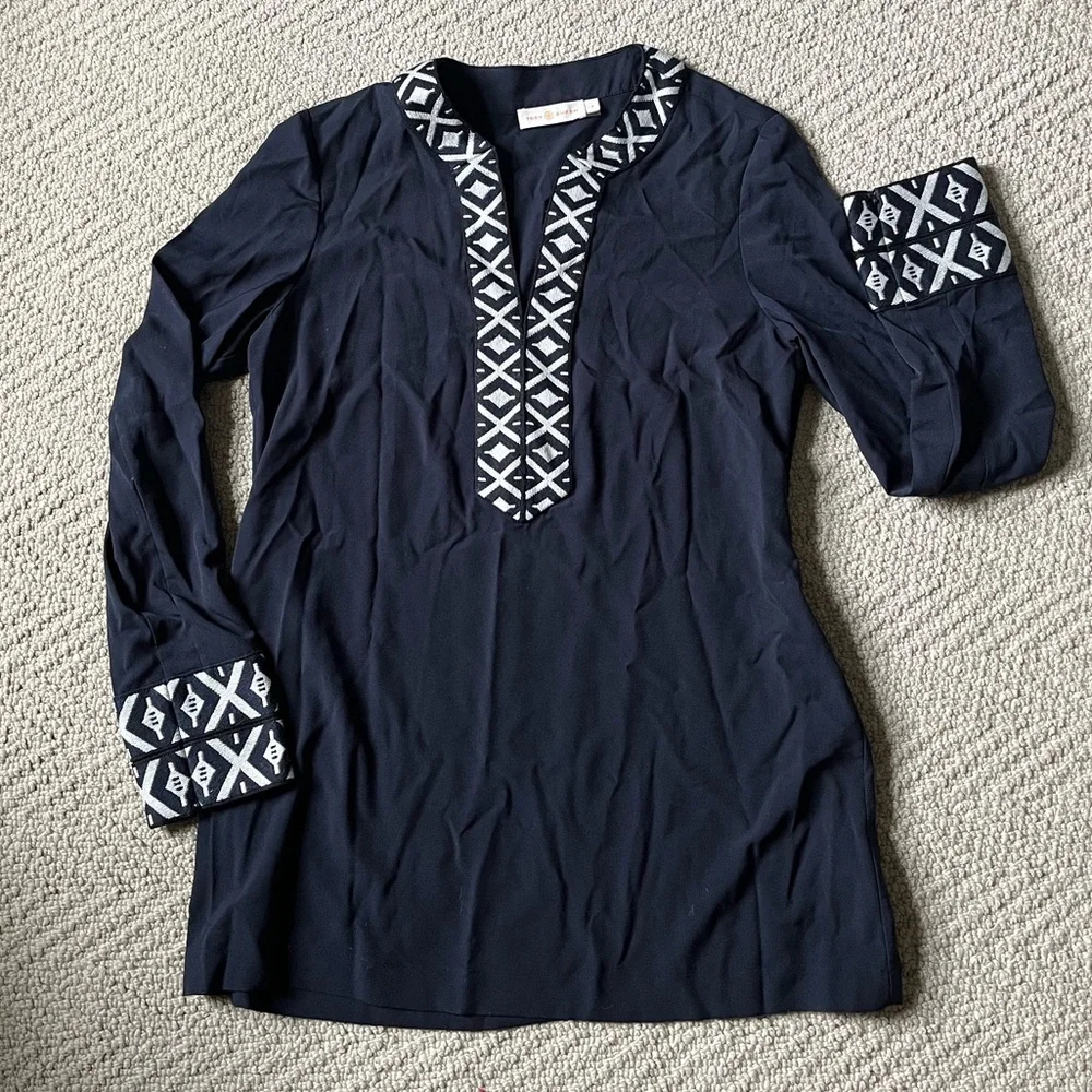 Tory Burch Ariana Embroidered Tunic